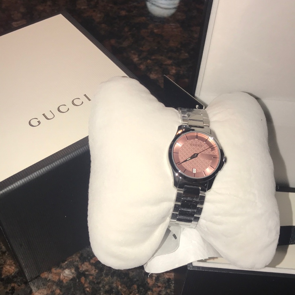 REAL women’s Swiss G-Timeless bracelet watch